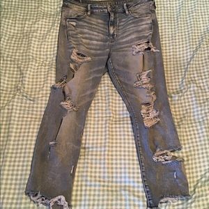 American Eagle High Rise Jegging Crop size 14